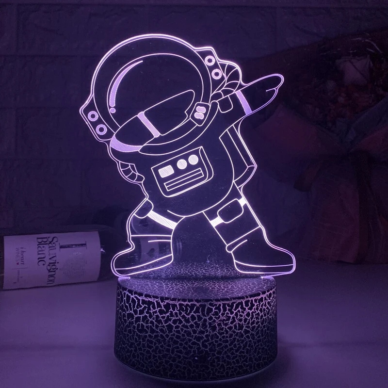 Lustiger Astronaut als Nachttisch Lampe Deko Licht