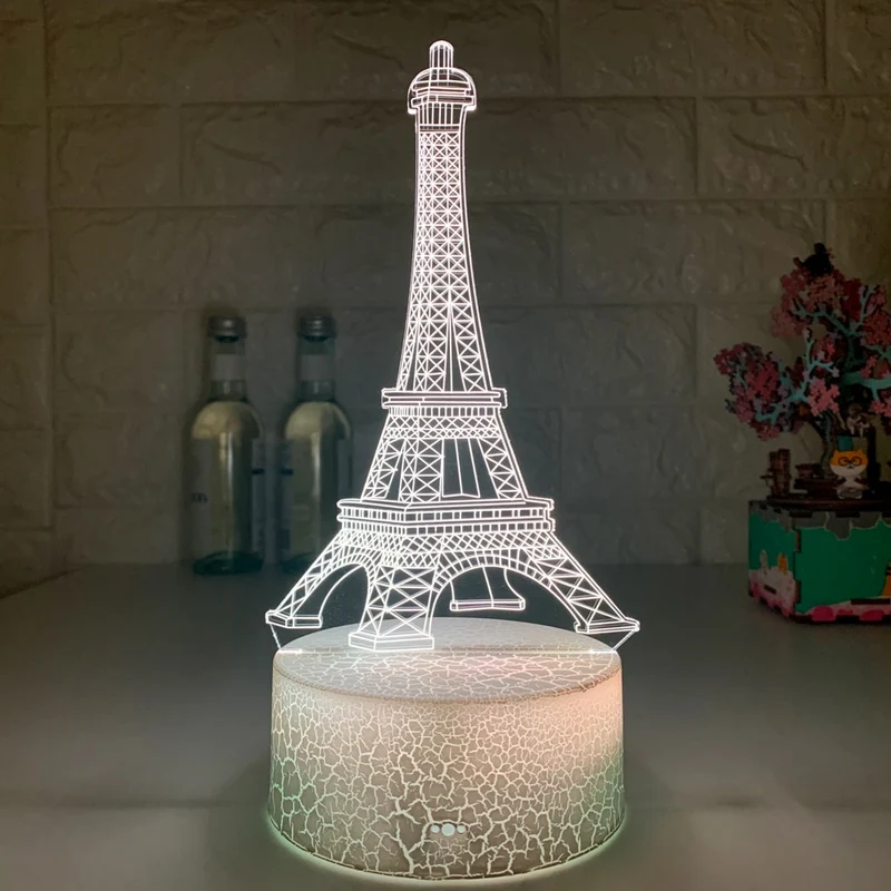 Eifelturm Nachtlicht mit Farbwechsel - Pures Paris Feeling für Zuhause!