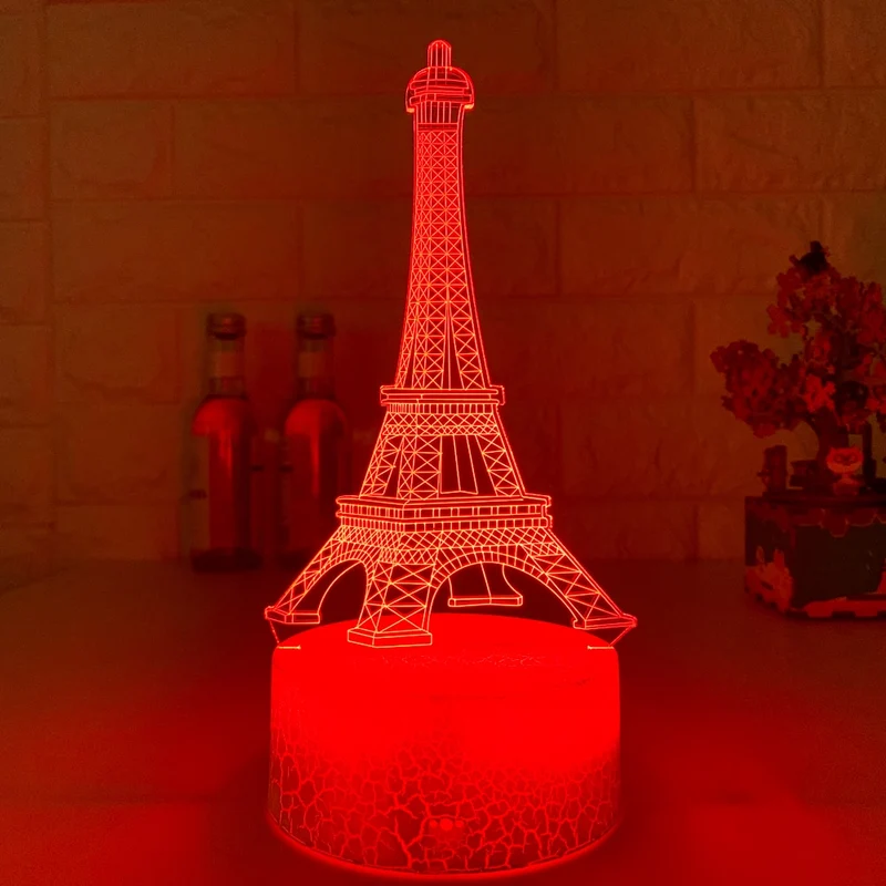 Eifelturm Nachtlicht mit Farbwechsel - Pures Paris Feeling für Zuhause!