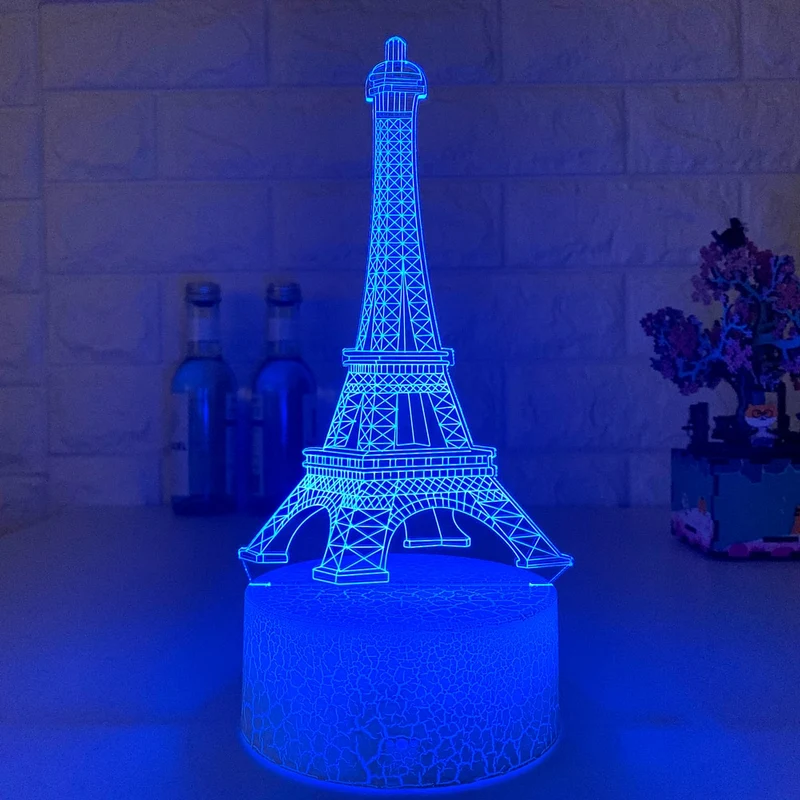 Eifelturm Nachtlicht mit Farbwechsel - Pures Paris Feeling für Zuhause!