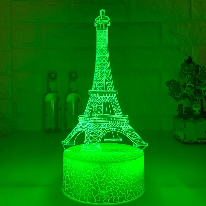 Eifelturm Nachtlicht mit Farbwechsel - Pures Paris Feeling für Zuhause!