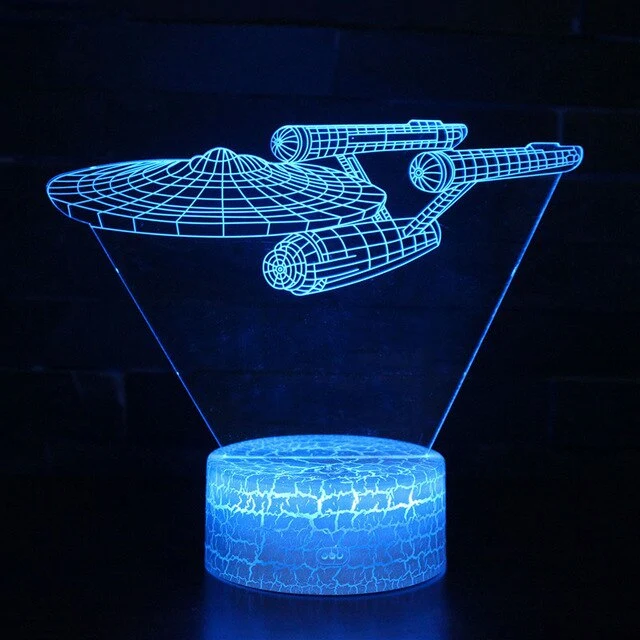 Star Trek Raumschiff Enterprise Lampe Nachtlicht