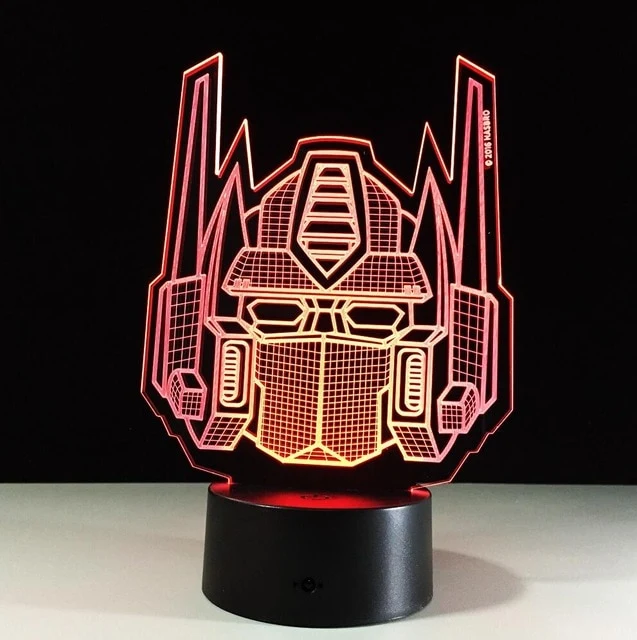 3D LED Lampe Transformer - Nachtlicht - Tischlampe