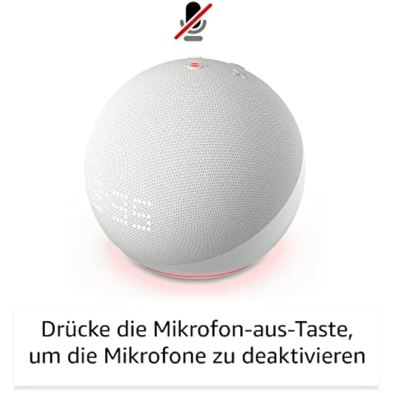 Amazon Echo Dot 5 (2022) mit Uhr Alexa Smart Speaker WLAN Bluetooth