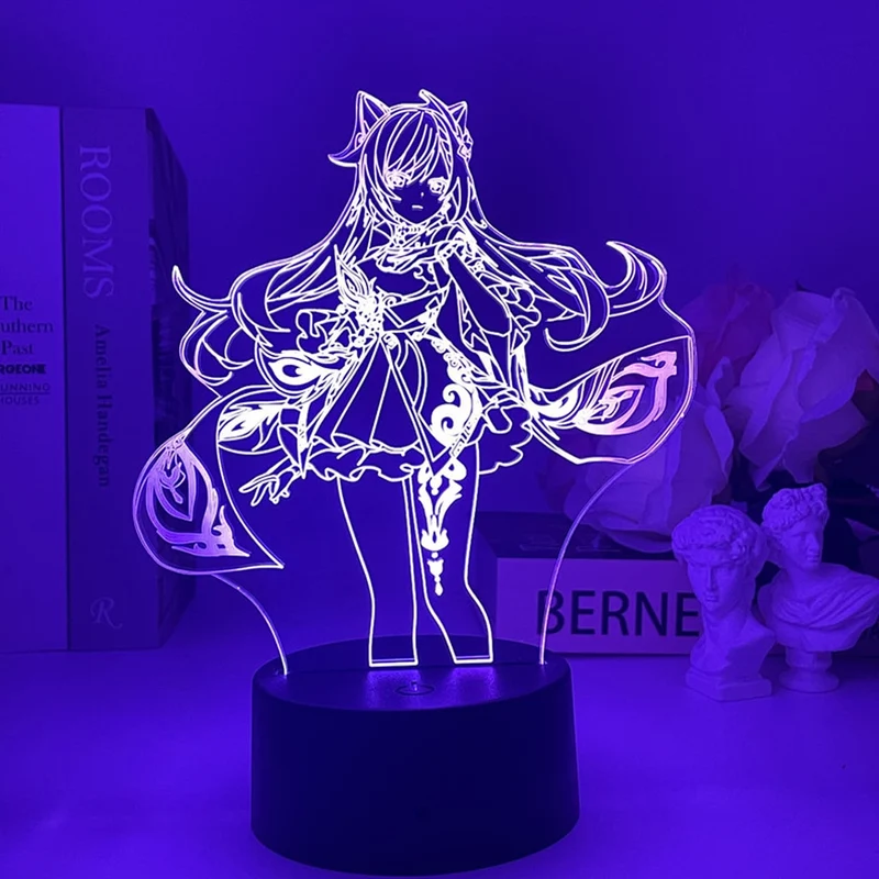 Genshin Impact 3D LED Lampe