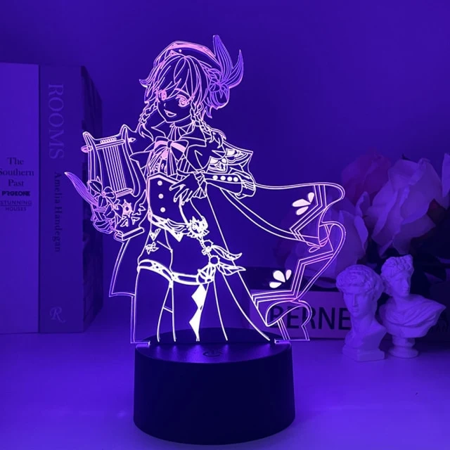Genshin Impact 3D LED Lampe