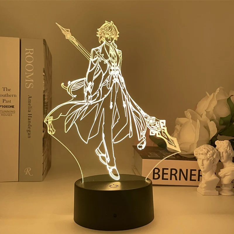 Genshin Impact 3D LED Lampe