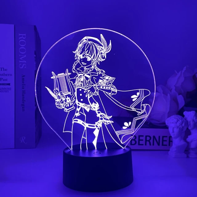 Genshin Impact 3D LED Lampe