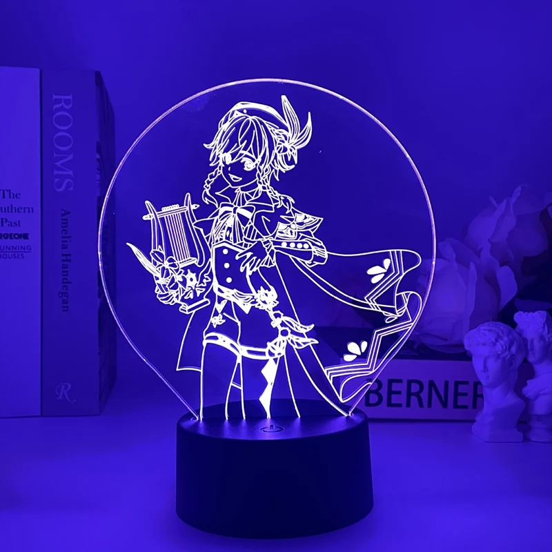 Genshin Impact 3D LED Lampe