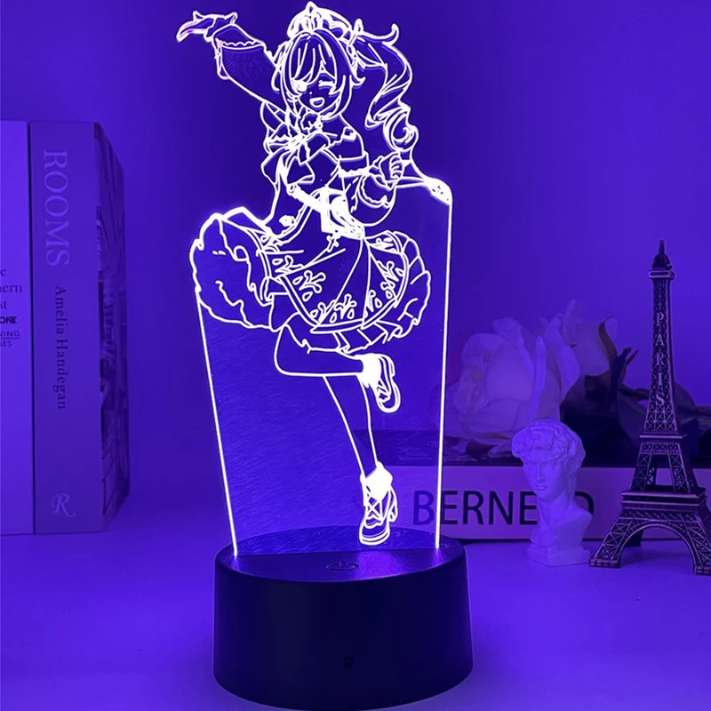 Genshin Impact 3D LED Lampe