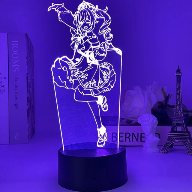 Genshin Impact 3D LED Lampe