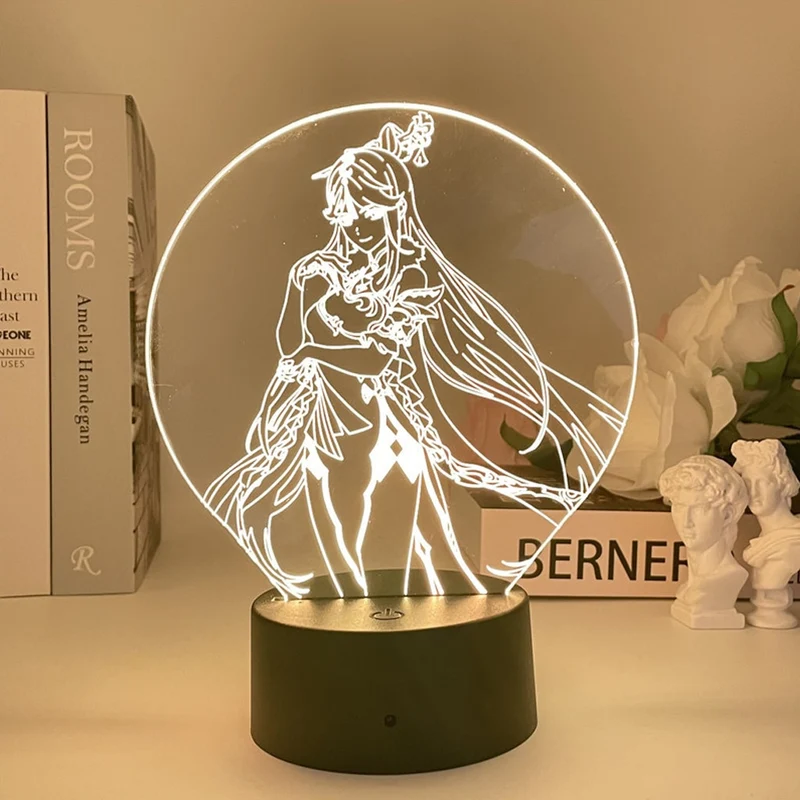 Genshin Impact 3D LED Lampe