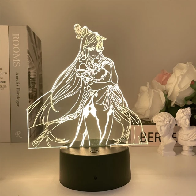 Genshin Impact 3D LED Lampe