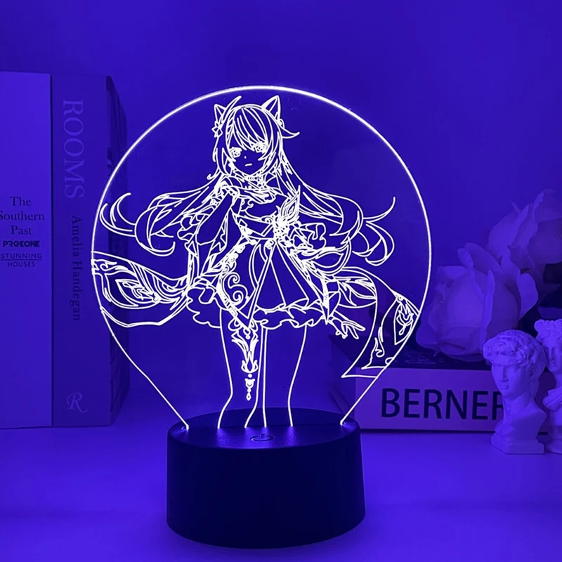 Genshin Impact 3D LED Lampe