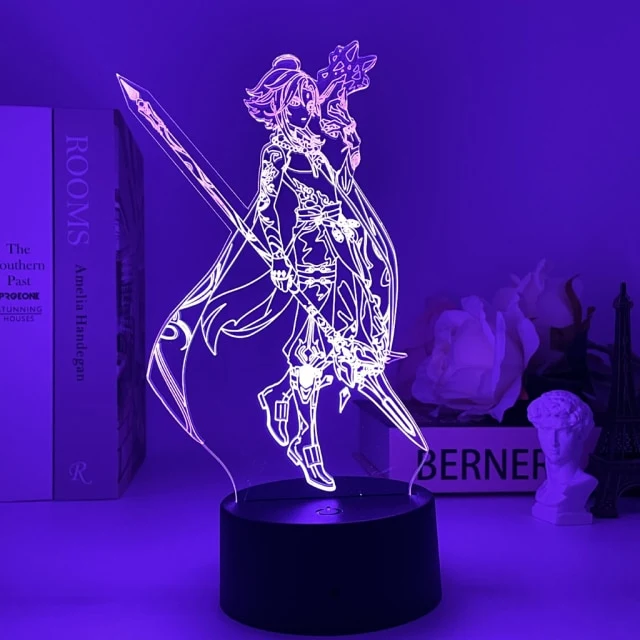 Genshin Impact 3D LED Lampe