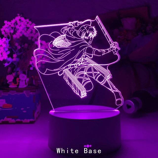 Levi Ackerman Attack on Titan Nachtlicht Lampe