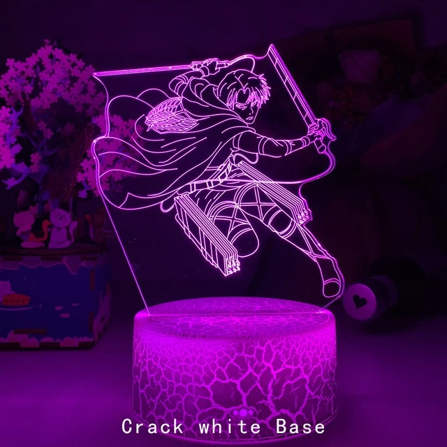 Levi Ackerman Attack on Titan Nachtlicht Lampe