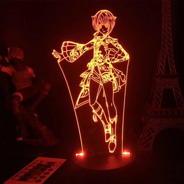 Genshin Impact LED Nachtlicht mit Farbwechsel - verschiedene Motive