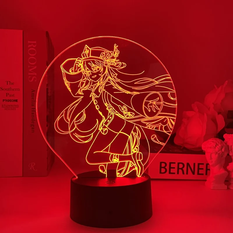Genshin Impact LED Nachtlicht mit Farbwechsel - verschiedene Motive