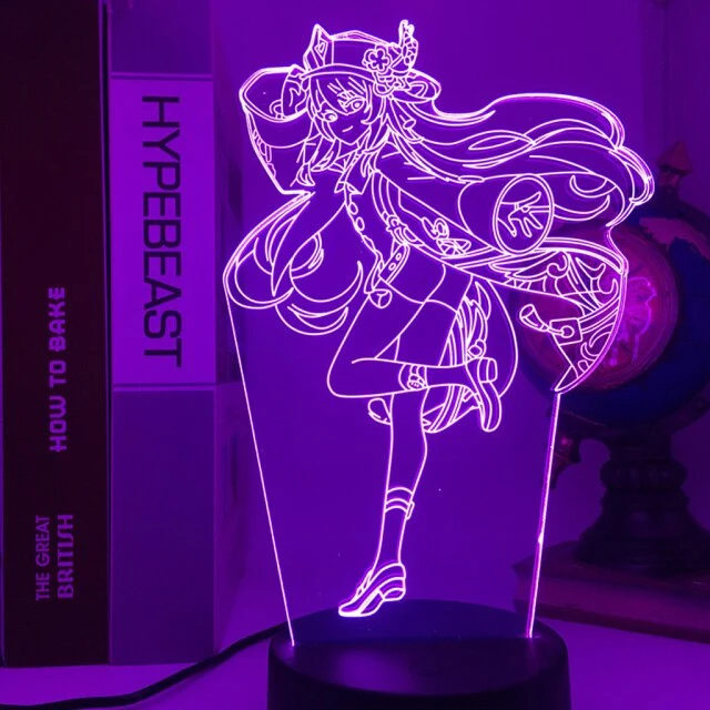 Genshin Impact LED Nachtlicht mit Farbwechsel - verschiedene Motive