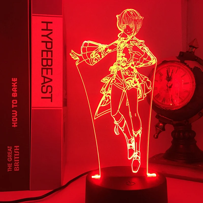 Genshin Impact LED Nachtlicht mit Farbwechsel - verschiedene Motive