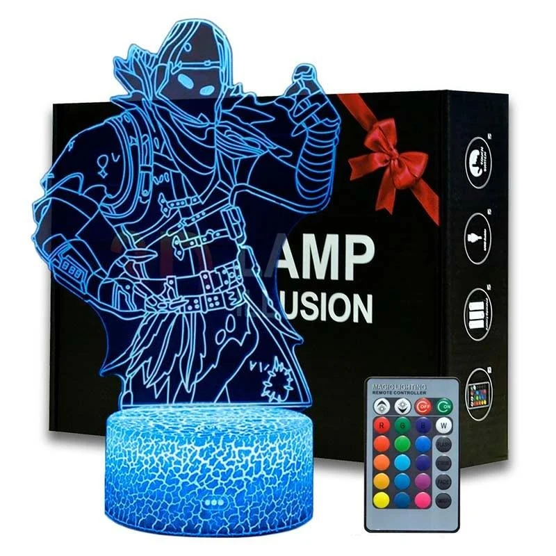 Battle Royale Fortnite Lampe, Nachtlicht, Nachtlampe Diverse Motive