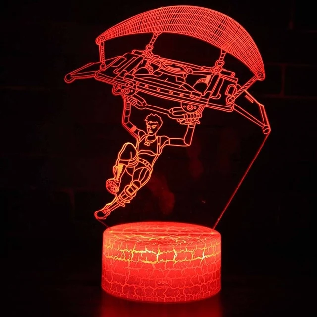 Battle Royale Fortnite Lampe, Nachtlicht, Nachtlampe Diverse Motive