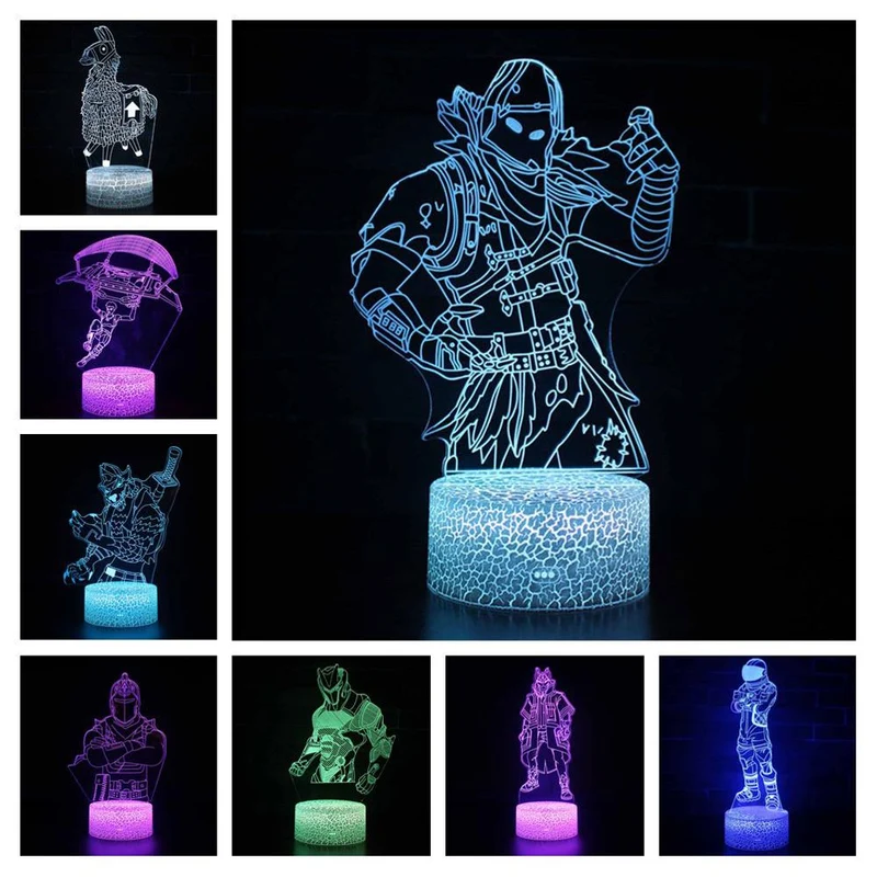 Battle Royale Fortnite Lampe, Nachtlicht, Nachtlampe Diverse Motive