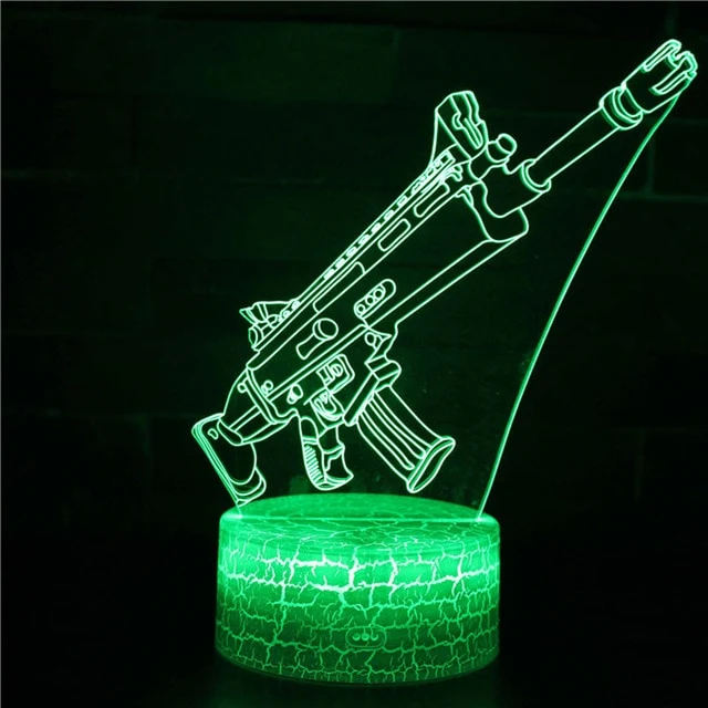 Battle Royale Fortnite Lampe, Nachtlicht, Nachtlampe Diverse Motive