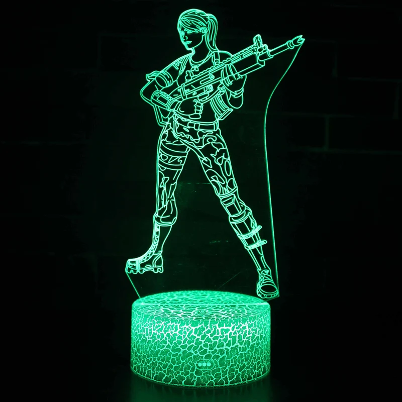 Battle Royale Fortnite Lampe, Nachtlicht, Nachtlampe Diverse Motive