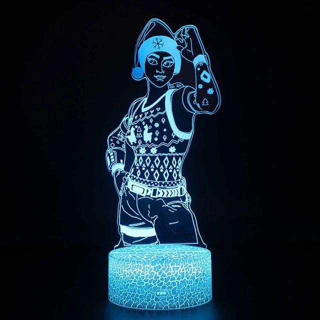 Battle Royale Fortnite Lampe, Nachtlicht, Nachtlampe Diverse Motive