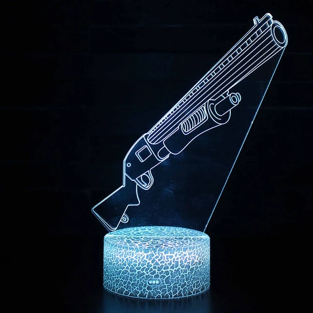 Battle Royale Fortnite Lampe, Nachtlicht, Nachtlampe Diverse Motive