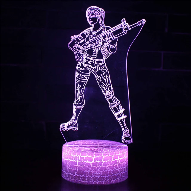 Battle Royale Fortnite Lampe, Nachtlicht, Nachtlampe Diverse Motive