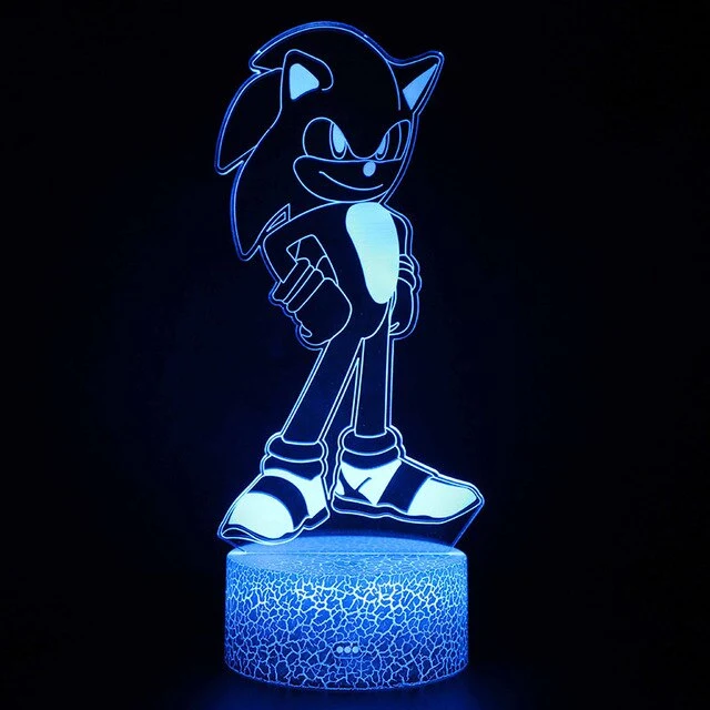 Sonic the Hedgehog Nachtlampe, verschiedene Motive und Farbwechsel
