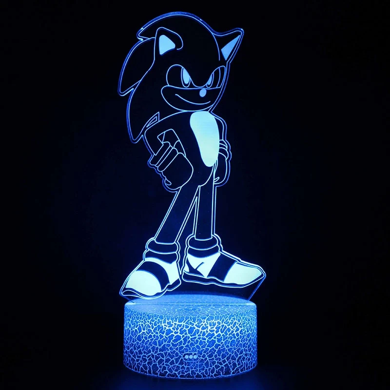 Sonic the Hedgehog Nachtlampe, verschiedene Motive und Farbwechsel