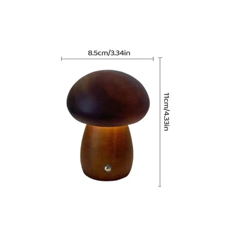 Veilleuse champignon en bois | MushGlow