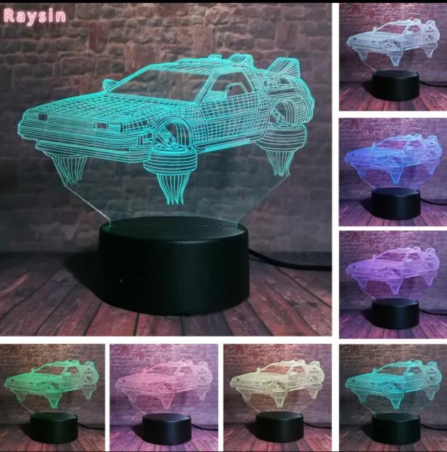 Camaro Multicolor 3D Lampe - bis zu 7 Farben