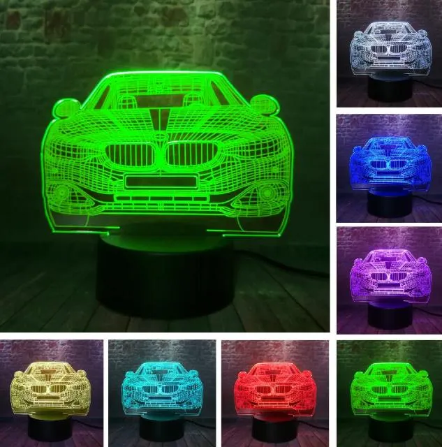 Camaro Multicolor 3D Lampe - bis zu 7 Farben