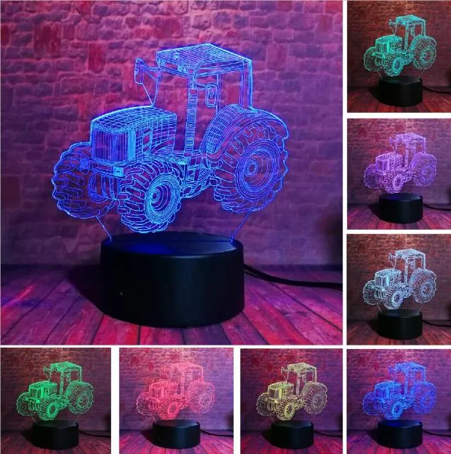 Camaro Multicolor 3D Lampe - bis zu 7 Farben