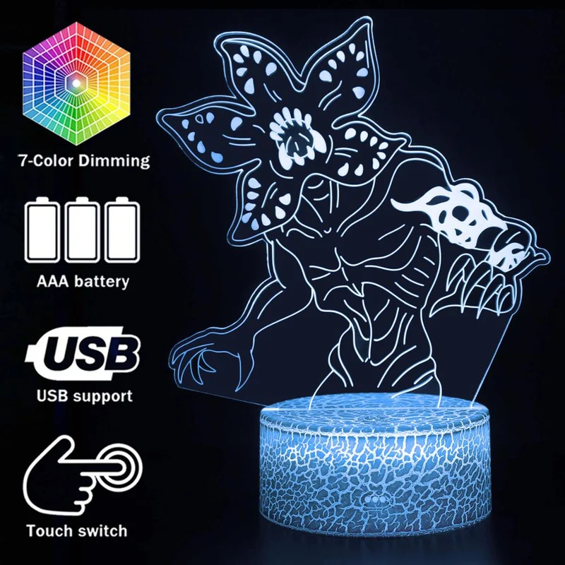 Fortnite Season 9 Demogorgon Nachttischlampe Nachtlicht Tischlampe