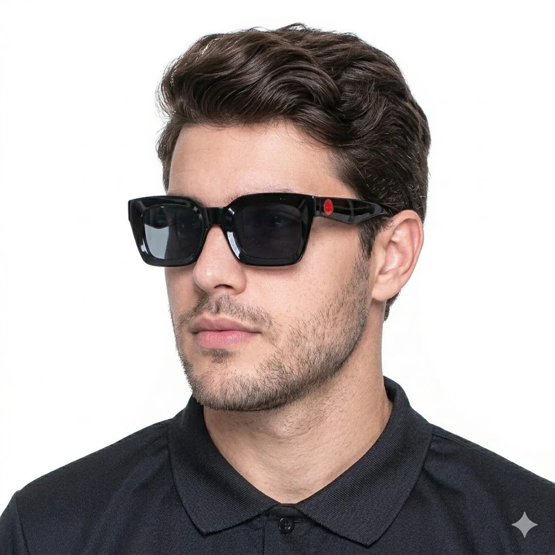 Unisex Sonnenbrille UV400 Kunststoff leicht mit EVA Etui