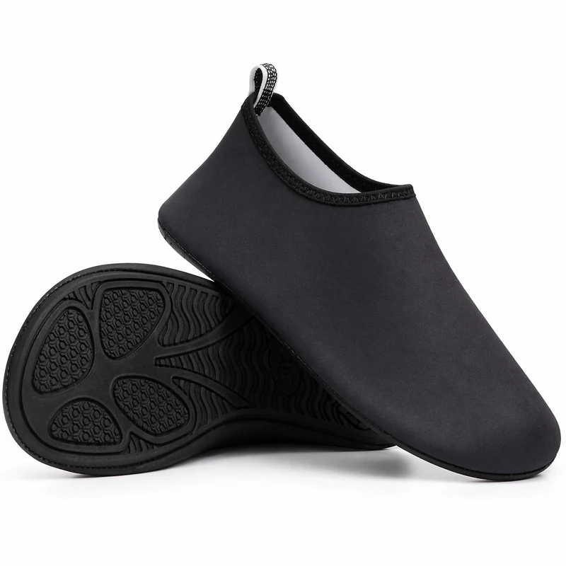 Schwimmschuhe 42-43 schwarz rutschfest Aquaschuhe Barfuß Badeschuhe
