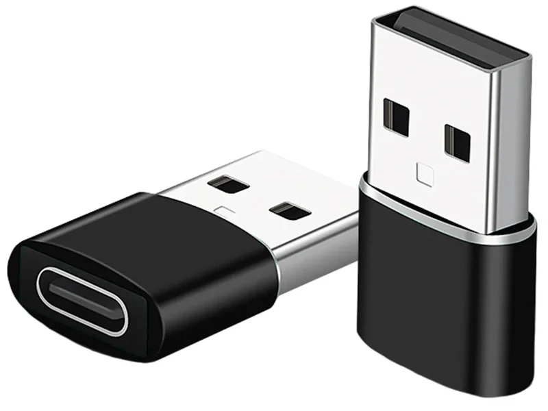 USB-A auf USB-C Adapter – kompakter Lade- und Datenadapter mit USB-C Buchse für Smartphone, Tablet & Laptop