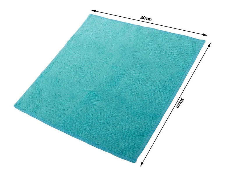 Mikrofasertücher 6er Set 30 × 30 cm – saugstarke Reinigungstücher für Haushalt, Auto, Fenster & Küche