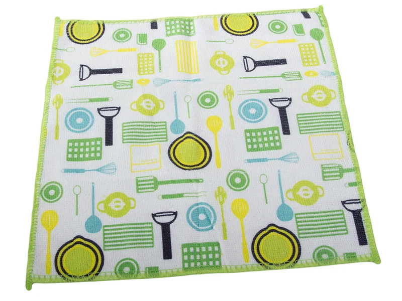 Mikrofasertücher 6er Set 30 × 30 cm – saugstarke Reinigungstücher für Haushalt, Auto, Fenster & Küche