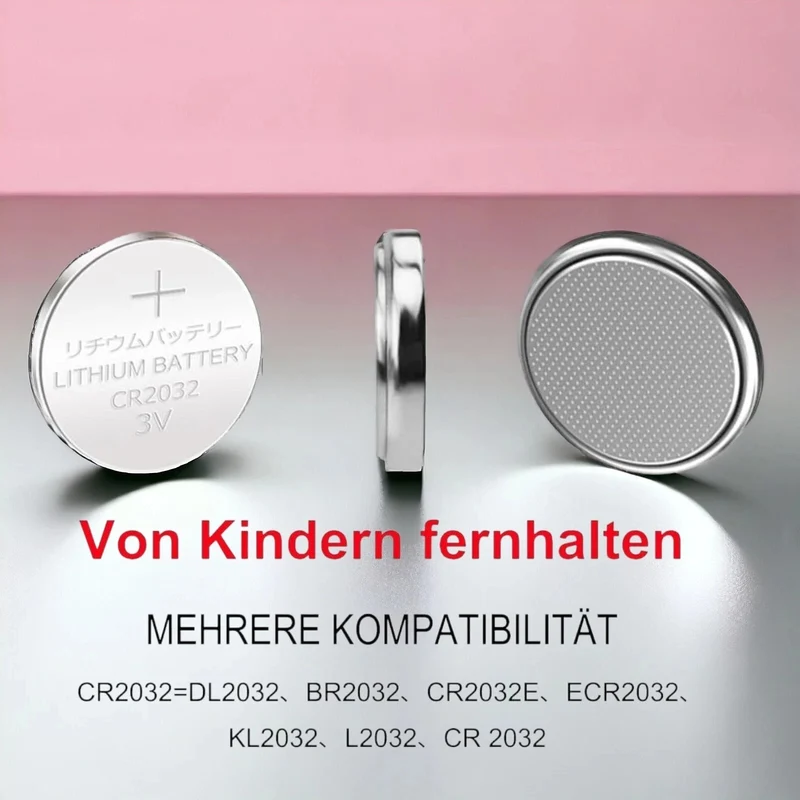 CR2032 CR 2032 Lithium Knopfzellen Batterie 3V Industrial 1 bis 20 Stück