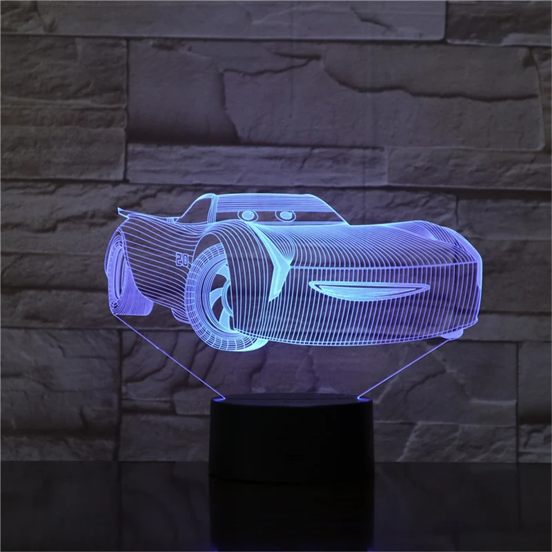 Cars Nachtlampe für Kinder mit Farbwechsel