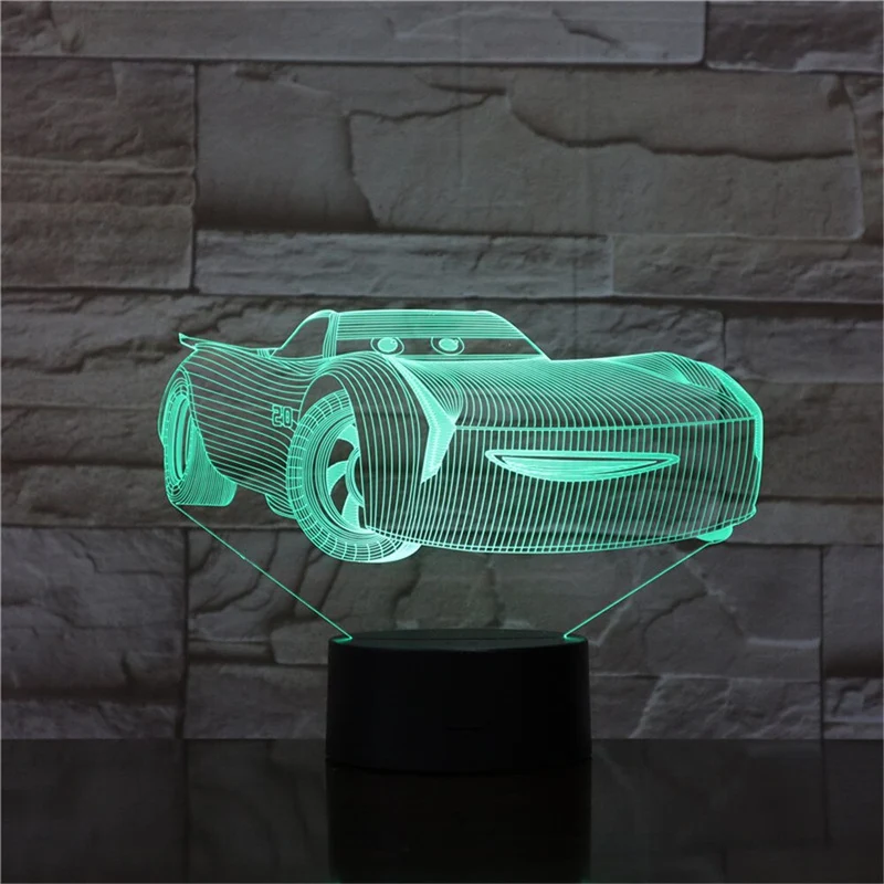 Cars Nachtlampe für Kinder mit Farbwechsel