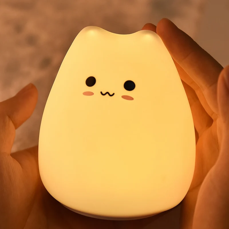 Liebliches Kätzchen Nacht Licht für Kinder