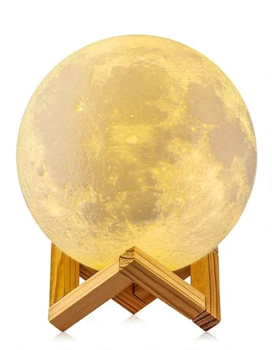 Echte Mond Lampe - Mondlampe mit 16 Farben